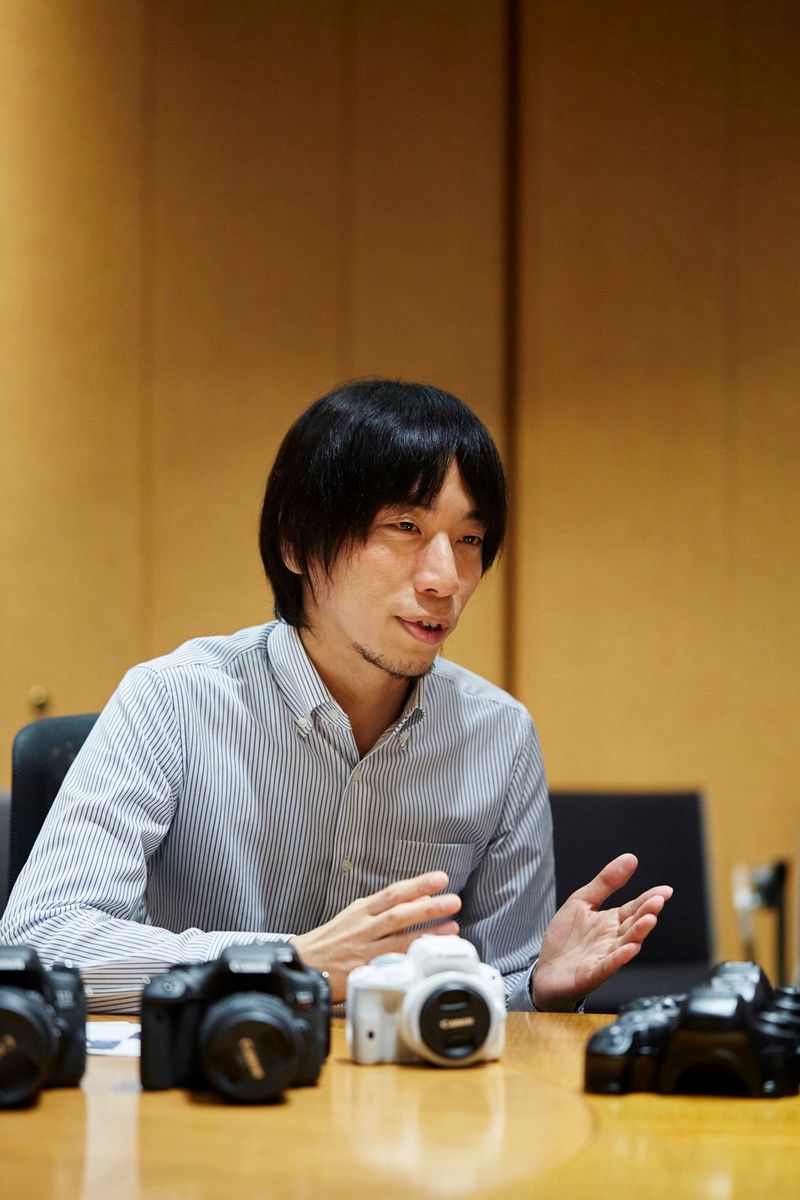 Canon Inc. Chief Designer Hironori Oishi.