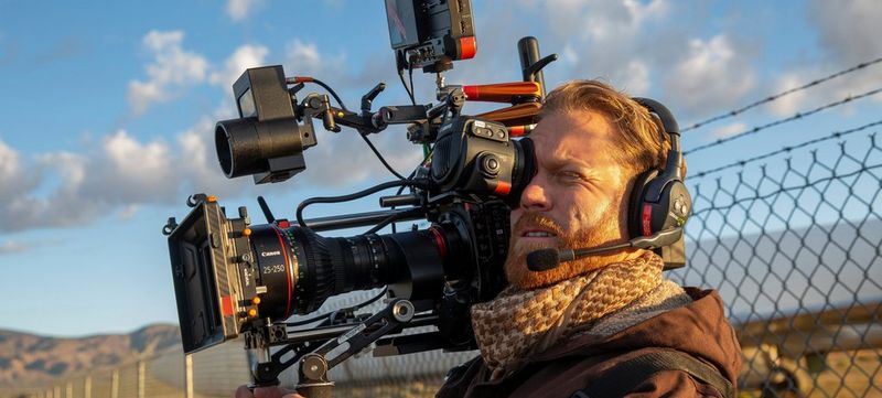 Steve Holleran using a Canon EOS C300 Mark III