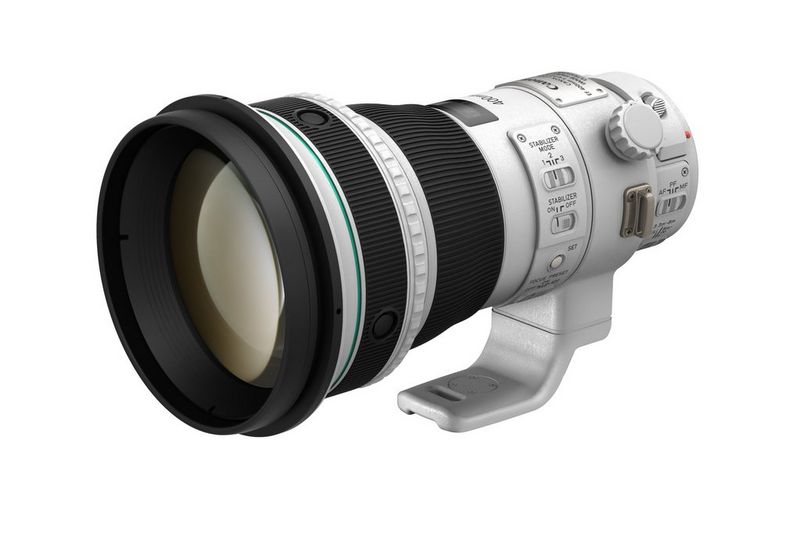 Het Canon EF 400mm f/4 DO IS II USM-objectief.