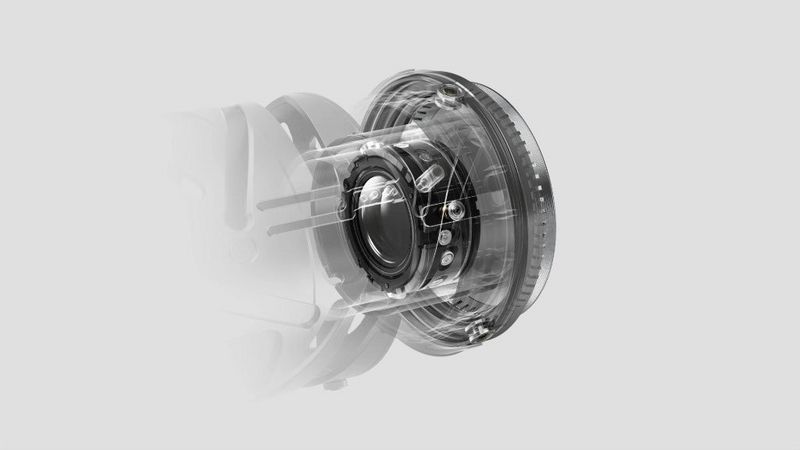 Spaccato di un motore USM ad anello.