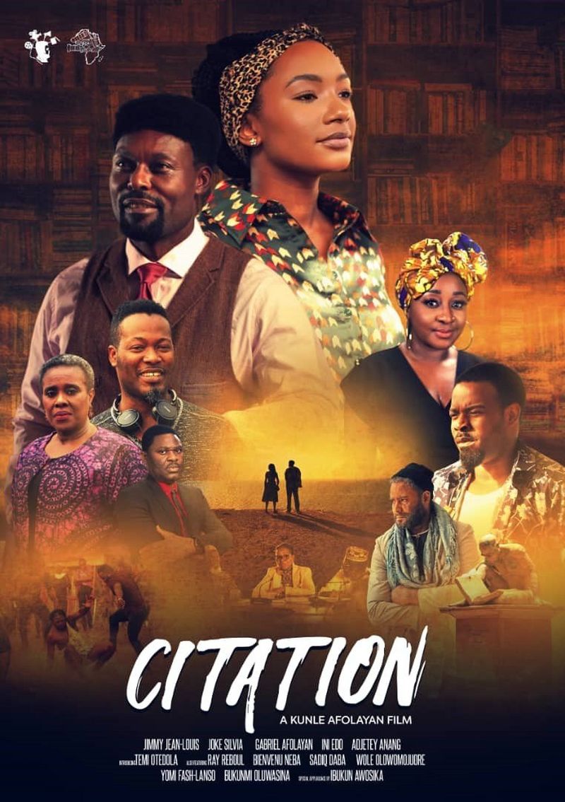 A poster for the Netflix film Citation directed by Nigerian filmmaker Kunle Afolayan.