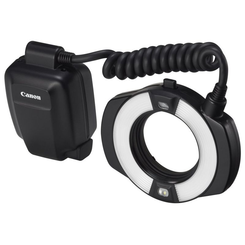 The Canon Macro Ring Lite MR-14EX II. 