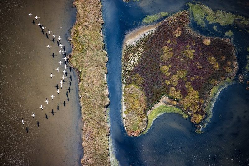 A different perspective: places and events from above