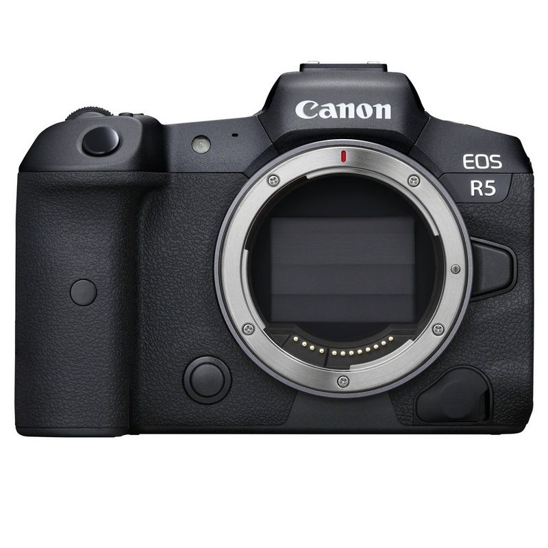 A Canon EOS R5 camera.