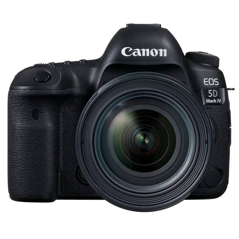 A Canon EOS 5D Mark IV camera.