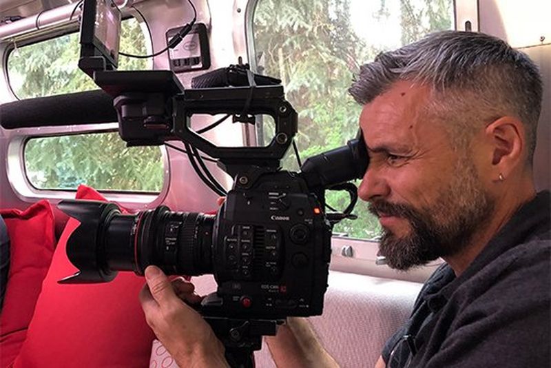 Lance DoP Nick Higgins films inside a bus using a Canon EOS C300 Mark II.