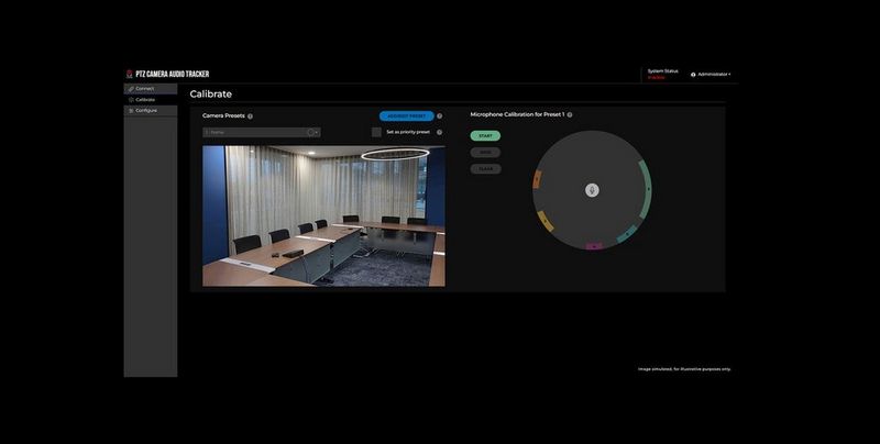 Canon PTZ Camera Audio Tracker