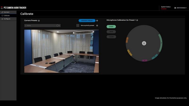 PTZ Camera Audio Tracker