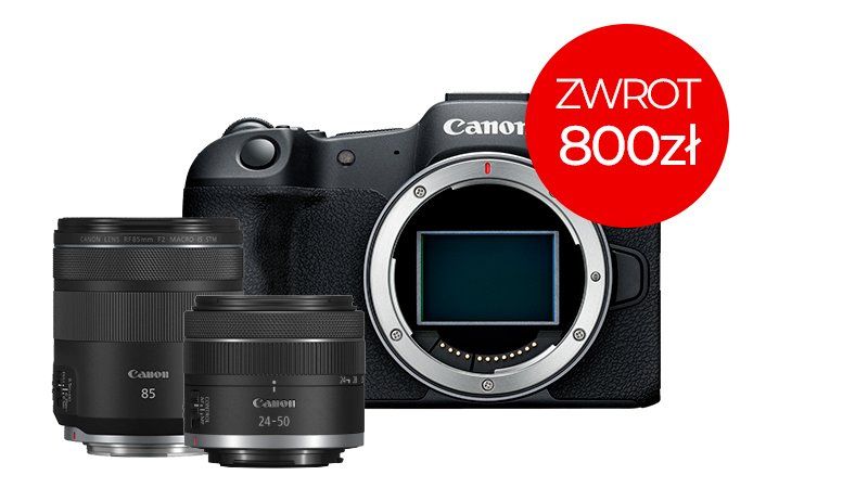 EOS R8 + RF 85mm Macro IS STM + RF 24-50mm F4.5-6.3 IS STM