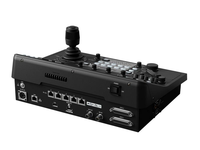 The back of the Canon RC-IP1000 PTZ camera controller.