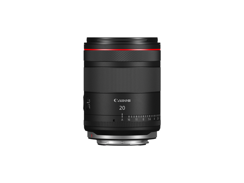 A Canon RF 20mm F1.4L VCM lens.