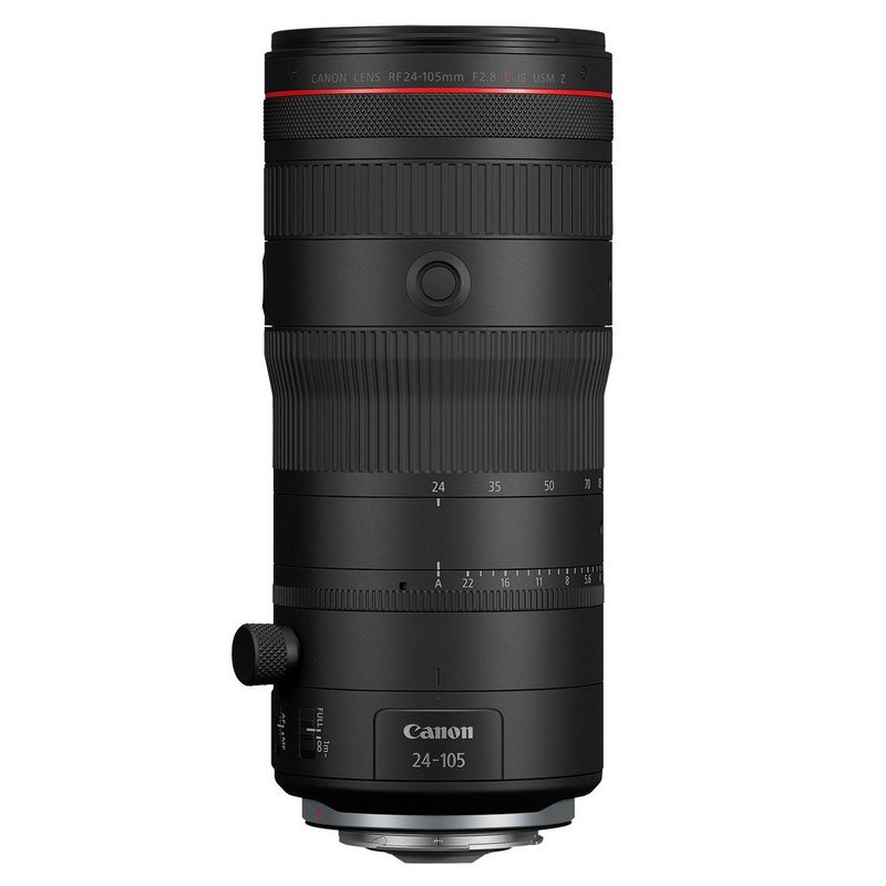 A Canon RF 24-105mm F2.8L IS USM Z lens.