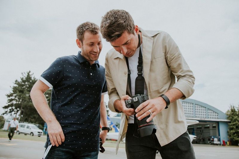 Mihai Jurcă pentru prima dată într-un avion cu două locuri