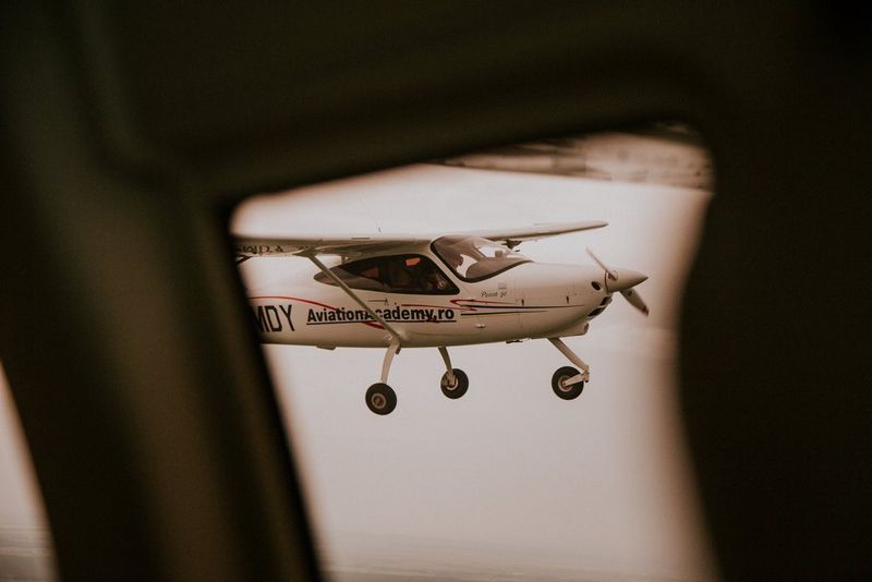 Mihai Jurcă pentru prima dată într-un avion cu două locuri