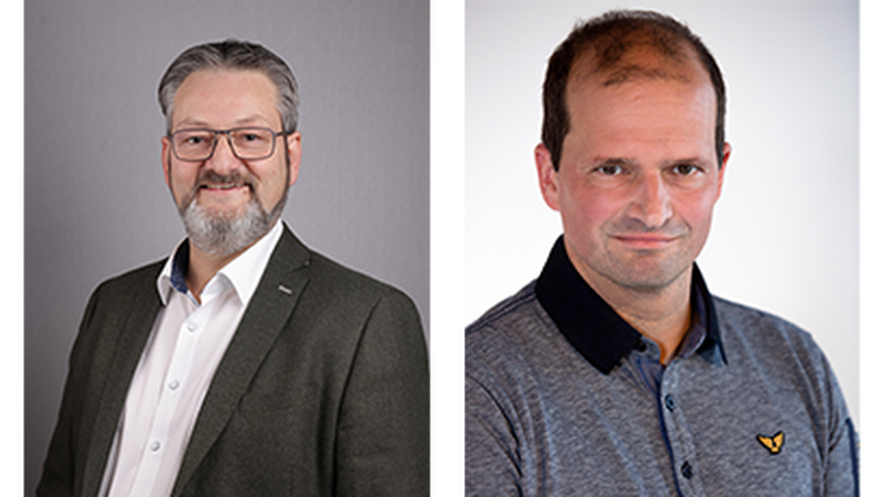 Robin van Tilburg, Consultant (Quadient), Frank Mulders, Product Manager (Canon)