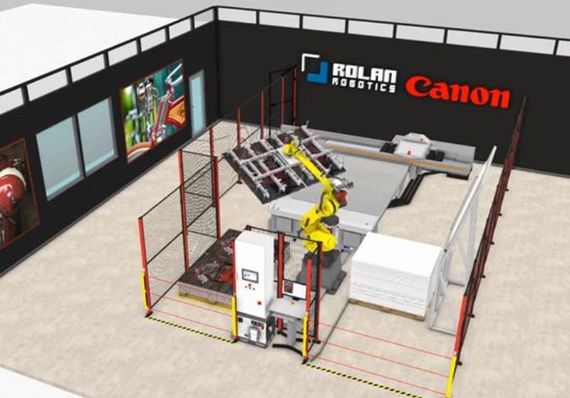 Robotyzacja dla ploterów płaskich Arizona