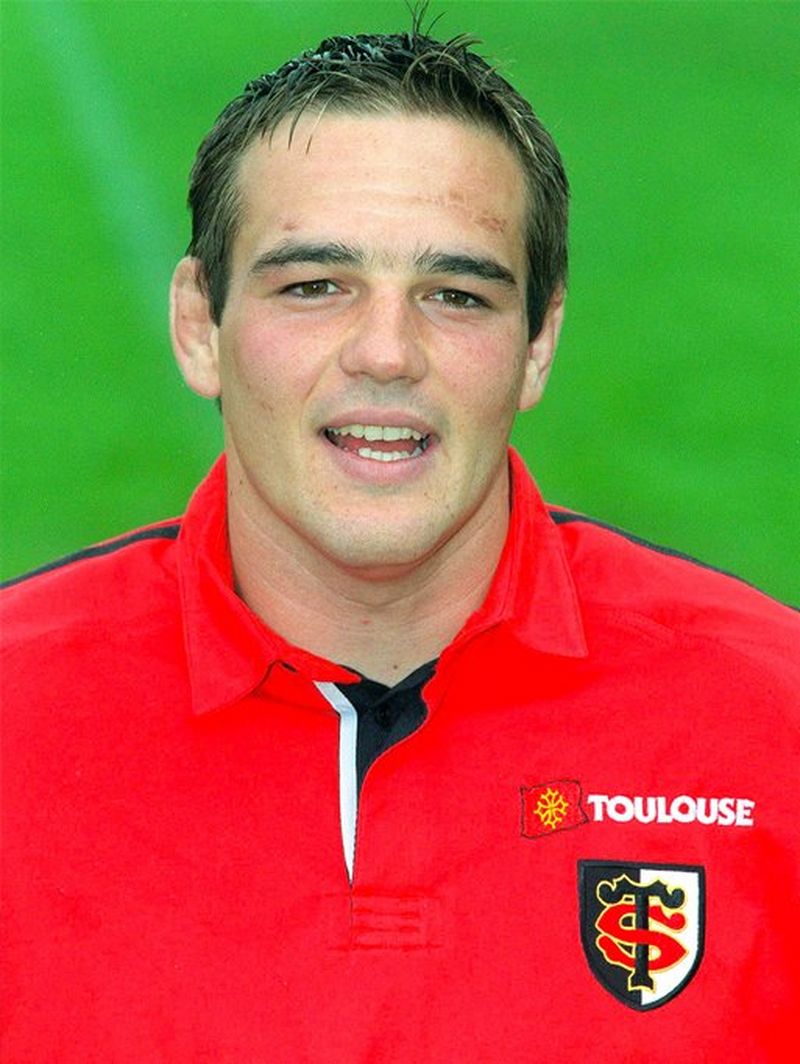 Un primo piano di David Gérard da giovane quando giocava a Tolosa