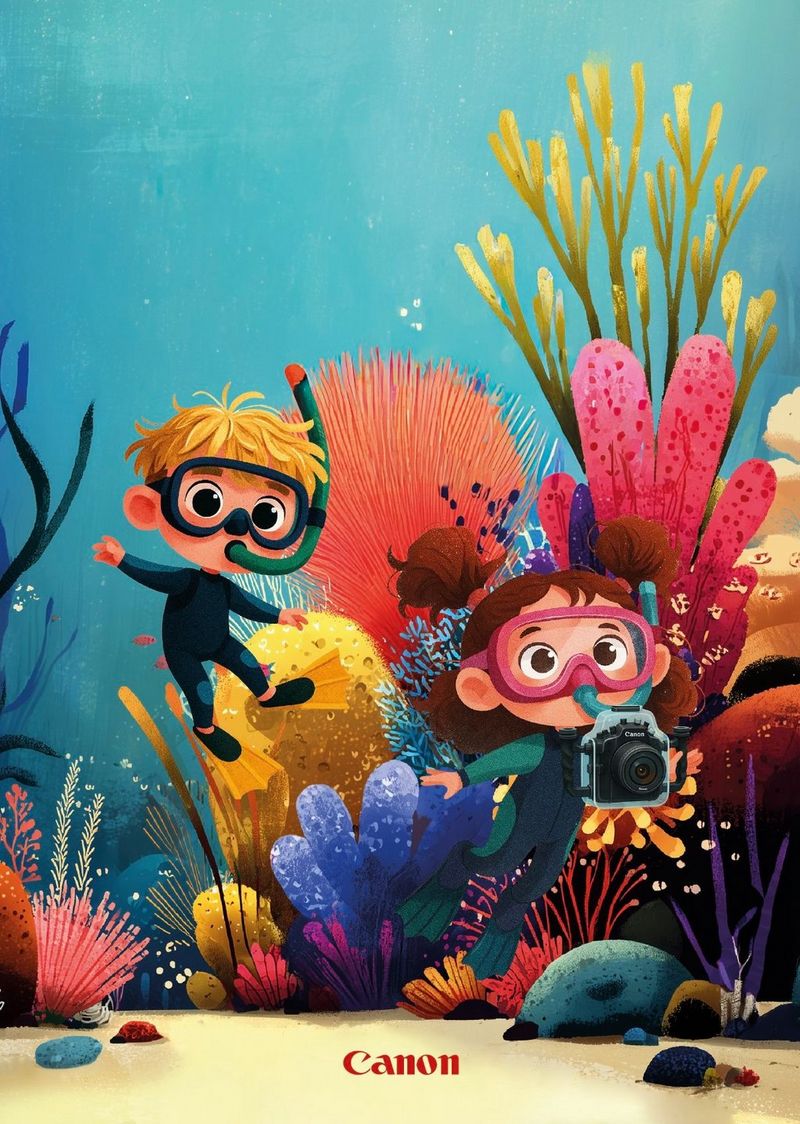 LIVRE POUR ENFANTS « À LA RECHERCHE DE LA COULEUR DU CORAIL »