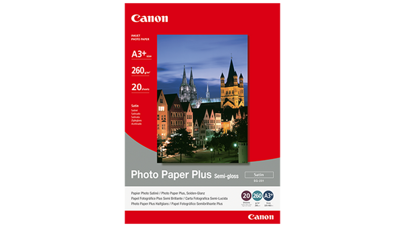 Canon Plus Semi-Gloss Photo Paper SG-201 - A4, 4x6