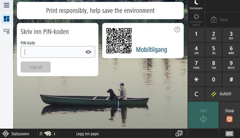 Hvordan skriver man ut?