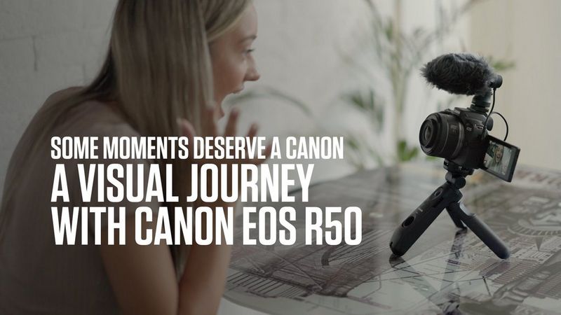 Nekateri trenutki si zaslužijo Canon – Vizualno popotovanje s Canonom EOS R50