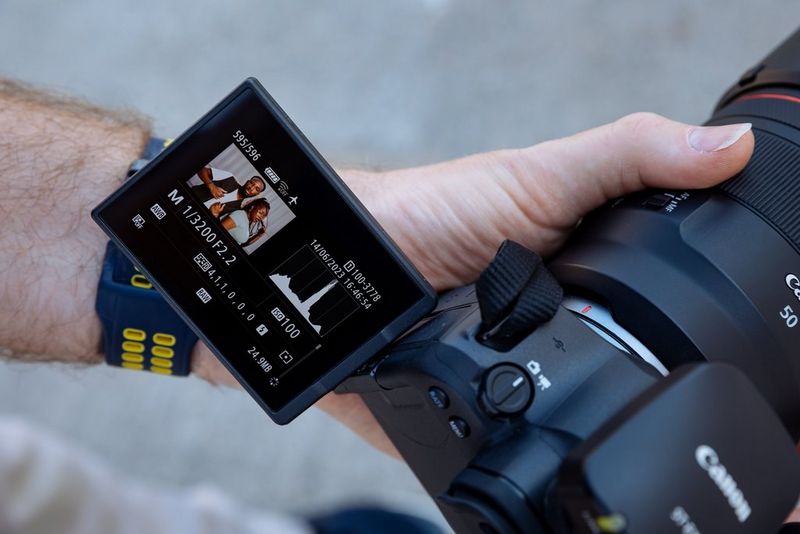 Primo piano delle impostazioni utilizzate da David per immortalare i due ballerini. Il flash è impostato in modo da controllare la luce solare.