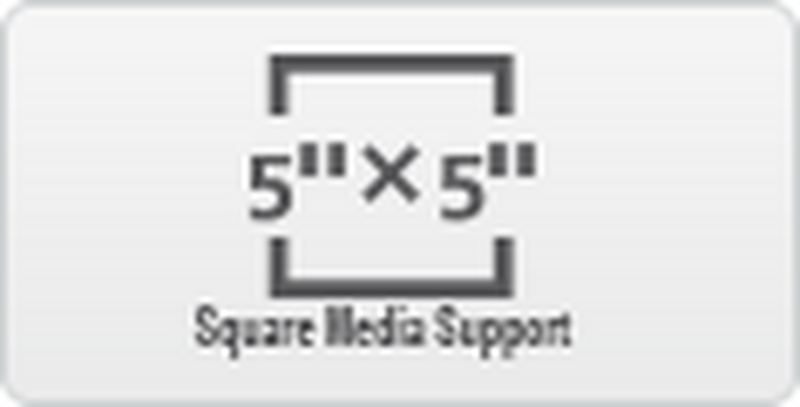 
         Square media support
       