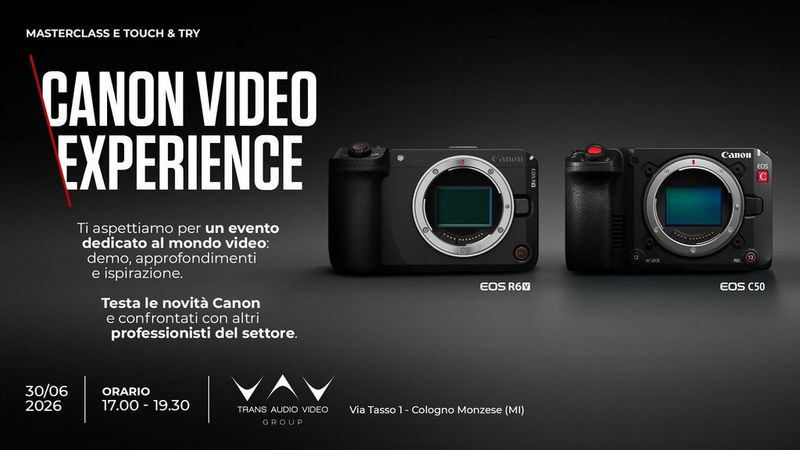 [30-06-26] TAV Academy - EOS R6V e EOS C50