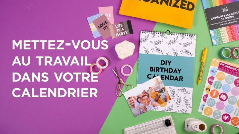 CALENDRIER D’ANNIVERSAIRES PERSONNALISABLE