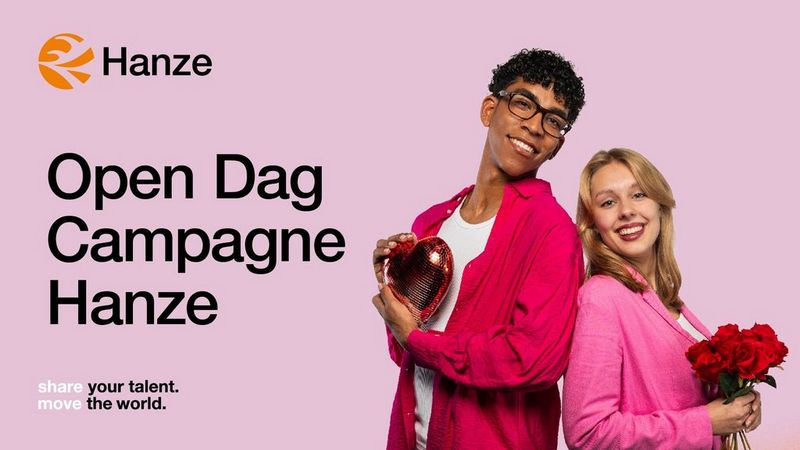 Open dag Hanze: een Valentijnscampagne vol perfecte studiematches