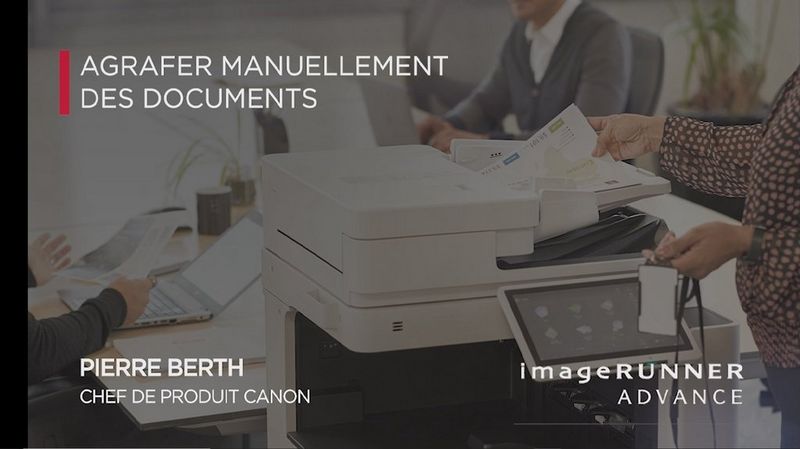 Agrafer manuellement des documents