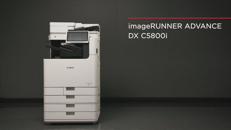 Présentation de la série imageRUNNER ADVANCE DX C5800