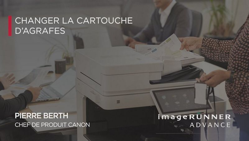 Changer la cartouche d'agrafes