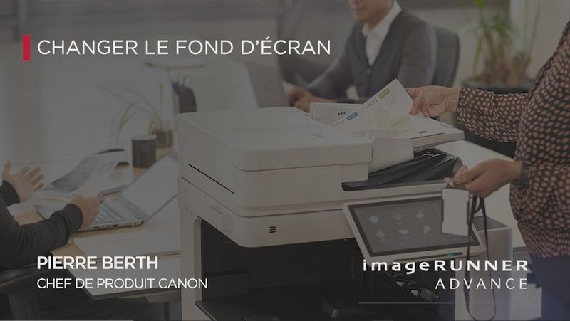 Changer le fond d'écran