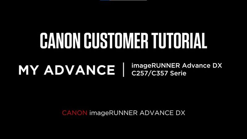 imageRUNNER ADVANCE DX C257 / C357 Serie