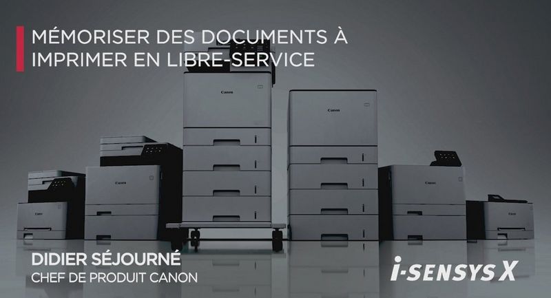 Mémoriser des documents à imprimer en libre-service