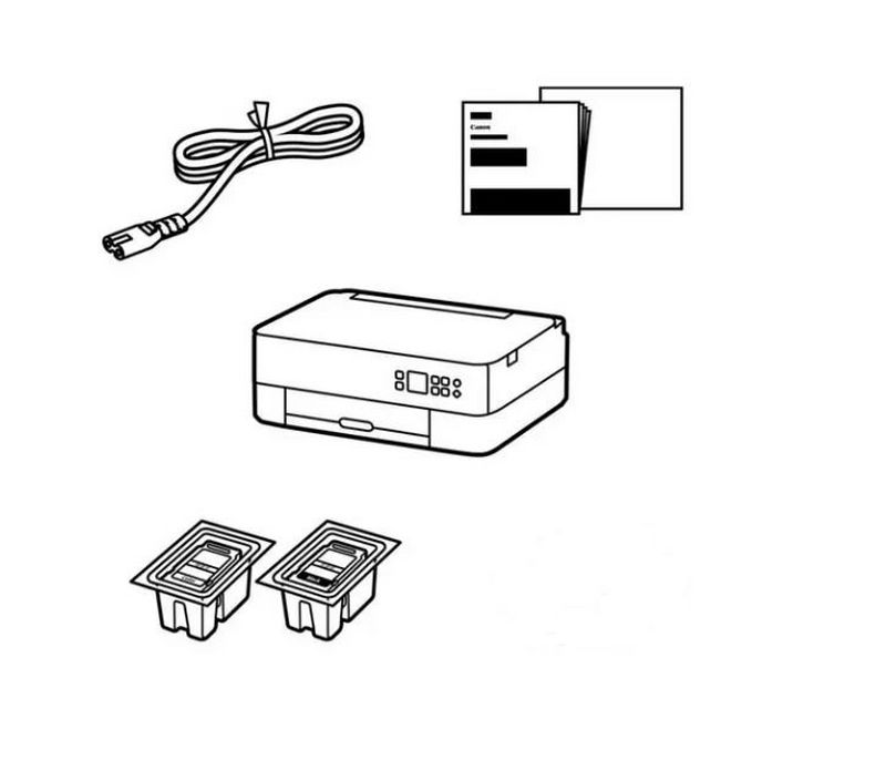 Canon PIXMA TS5350i - Contenuto della confezione