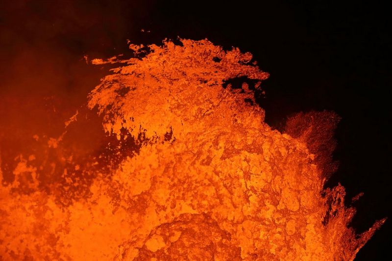 Volcano close up shot taken with EOS 5D Mark IV