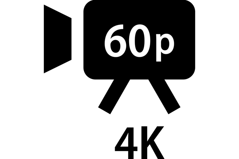 Vidéo jusqu'à4K60p