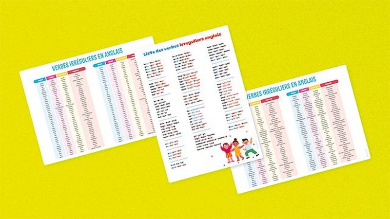 Verbes irréguliers en anglais