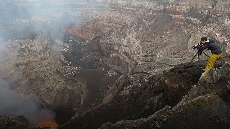 Ulla Lohmann captures drama from a volcano with the EOS 5D Mark IV