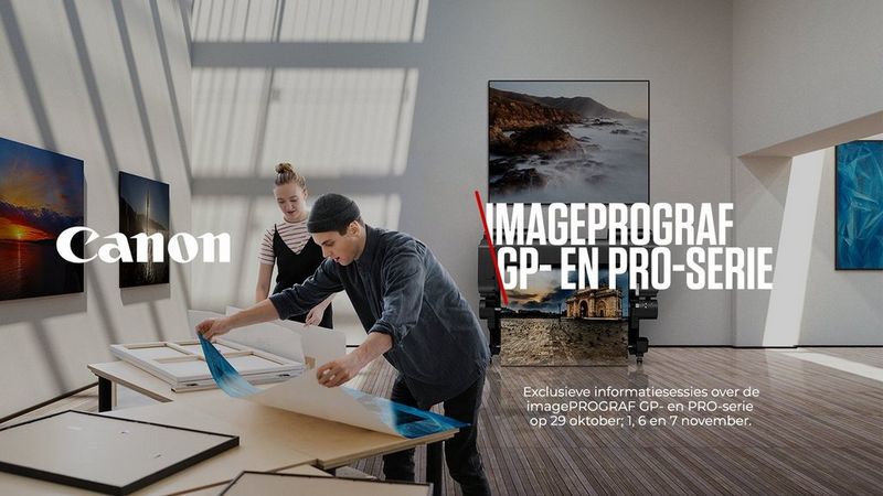 ImagePROGRAF Informatiesessies