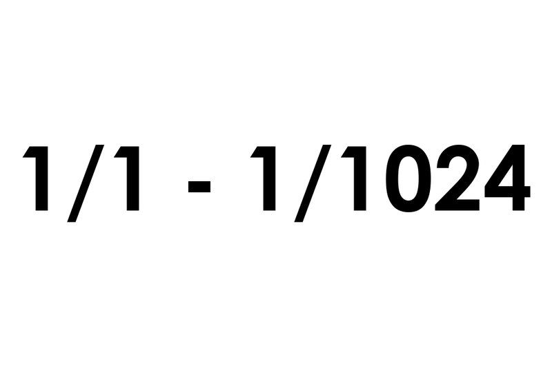 Wide range of power levels
