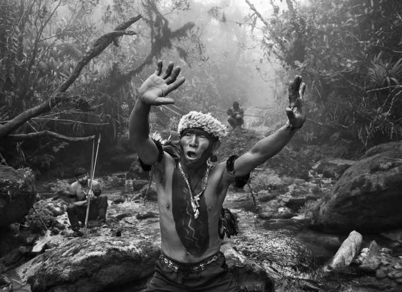 ‘Prayer to the Yanomami Goddess’ by Sebastião Salgado photograph