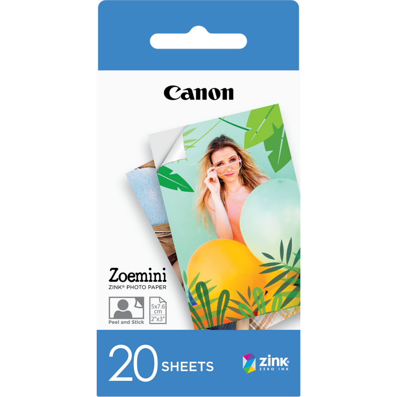 Фотобумага ZINK™ 2x3", 20 листов