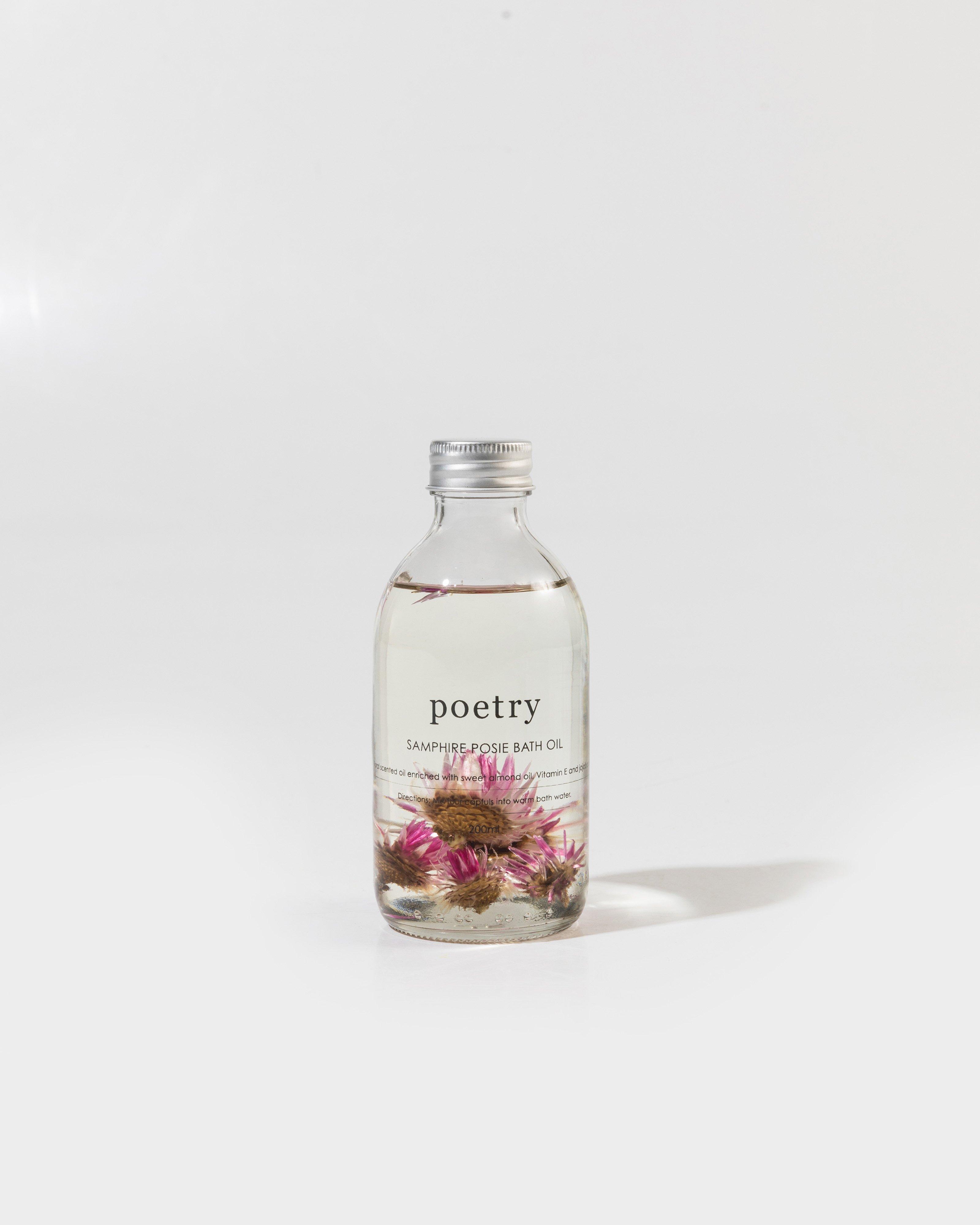 Samphire Posie Petal Bath Oil -  pink