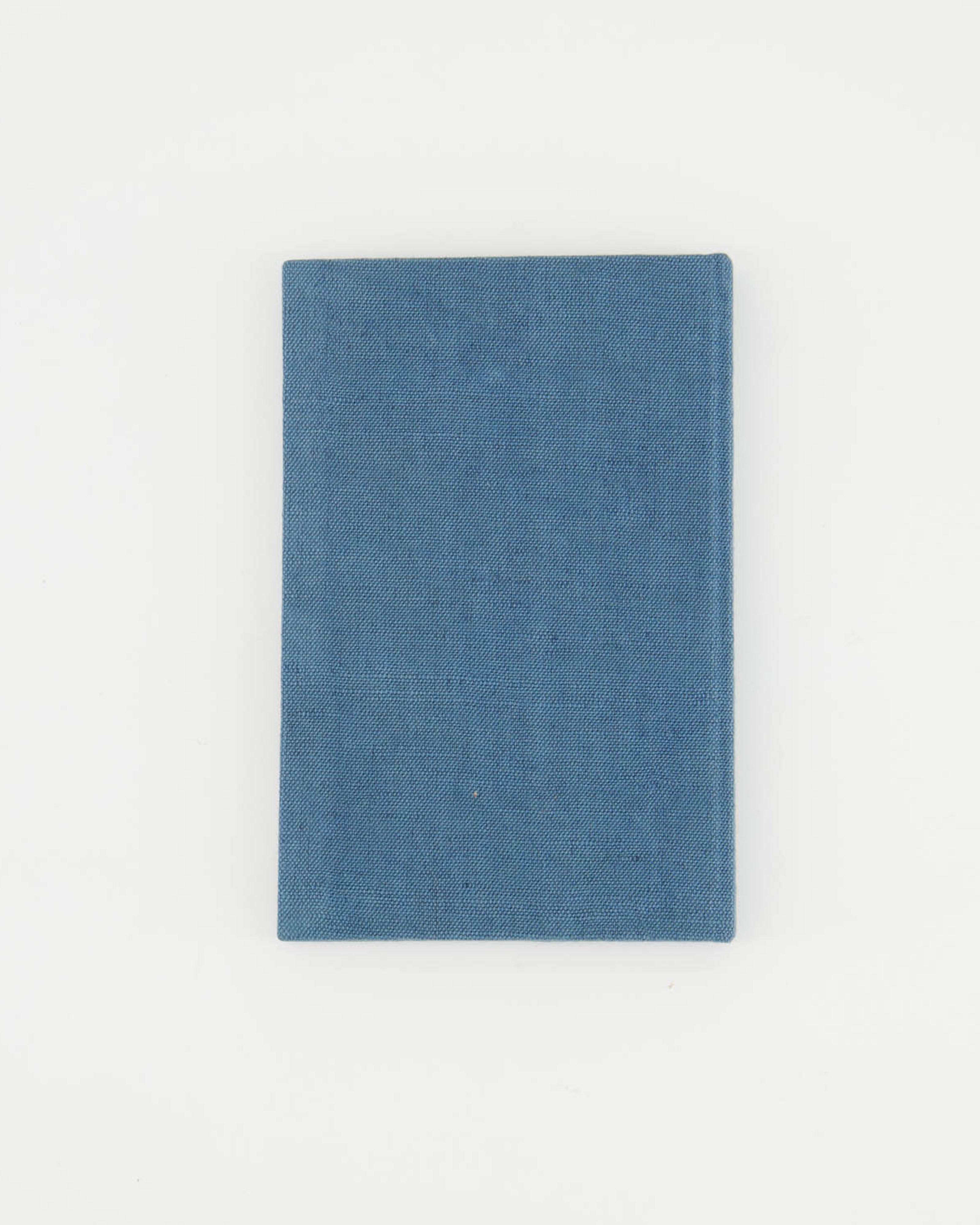 Poetry Linen Notebook -  navy