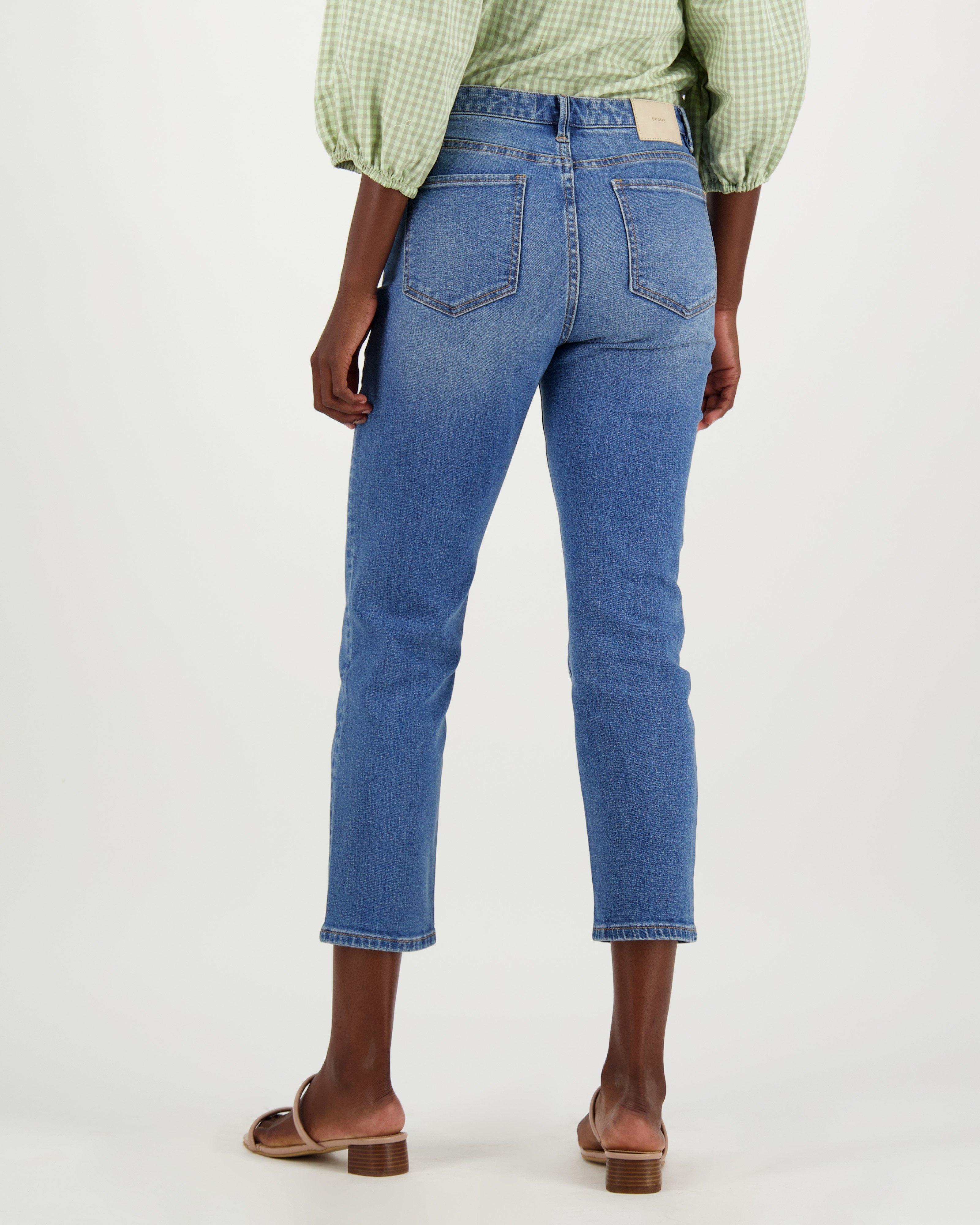 Dylan Straight Leg Denim -  midblue