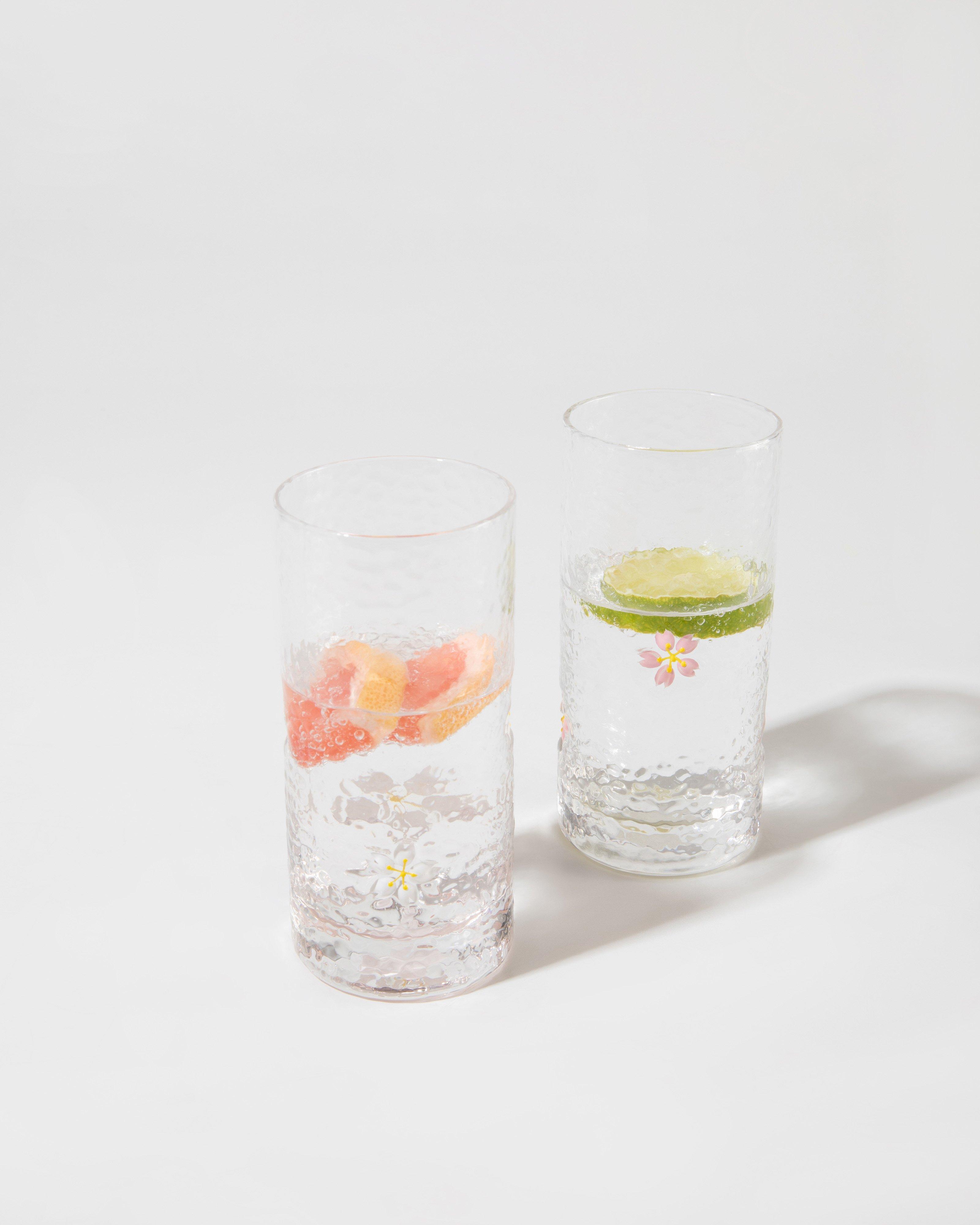 Bloom Tall Tumbler -  white