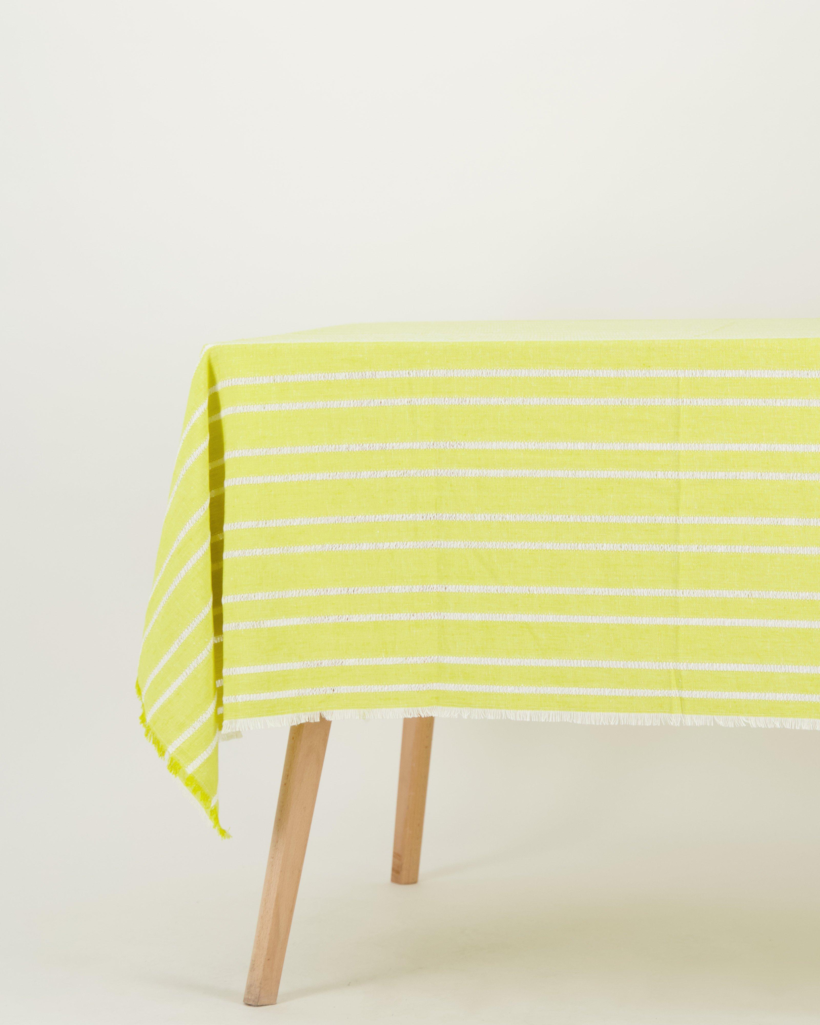 Indie 6-8 Seater Tablecloth -  yellow